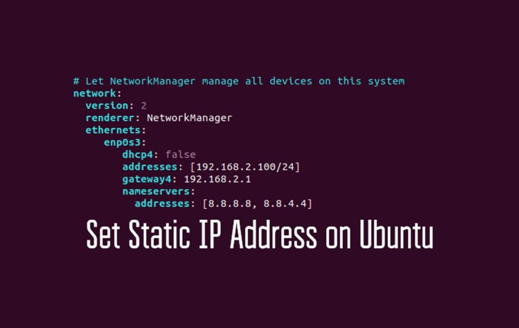 static ip ubuntu 7 19 septembre 2024